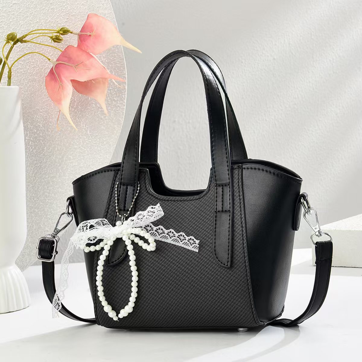 Niche pu leather commuter bag, versatile and stylish handbag for women, high-end casual crossbody bag handbags bag full figure