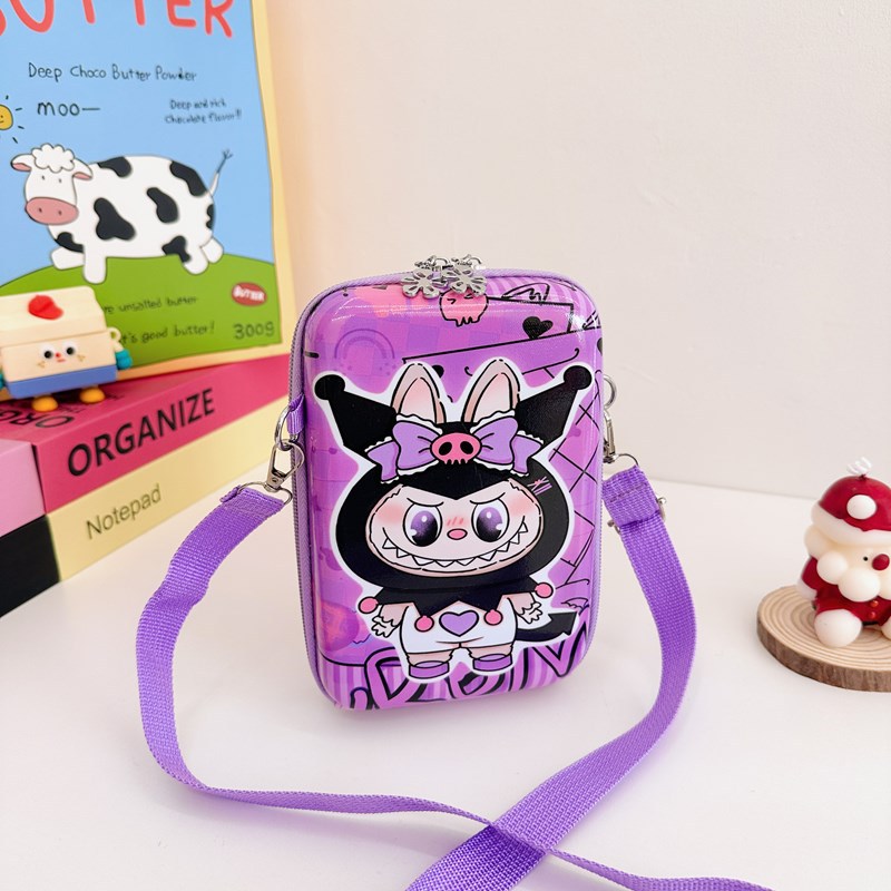 New parent-child single-shoulder bag, fashionable phone bag, fashionable shell bag, fresh and sweet cartoon children's single-shoulder crossbody bag Application Scenario