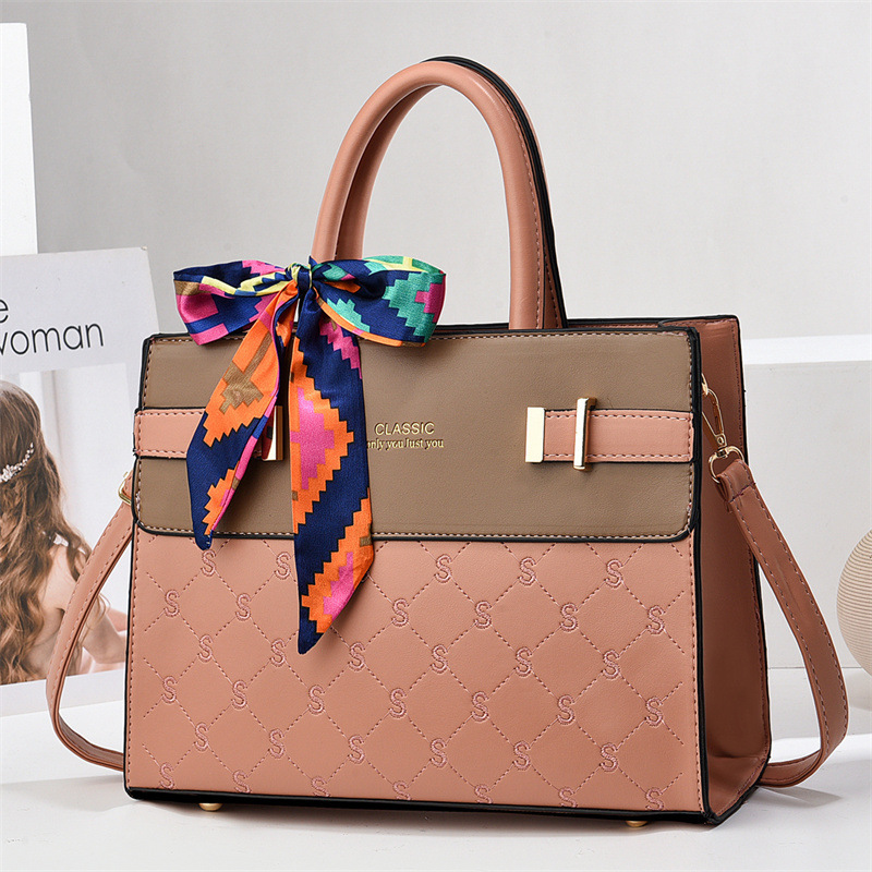 2025 Multi-color embroidered thread large-capacity women's bag, trendy women's bag, high-end single-shoulder crossbody bag, handbag women's bag details Picture