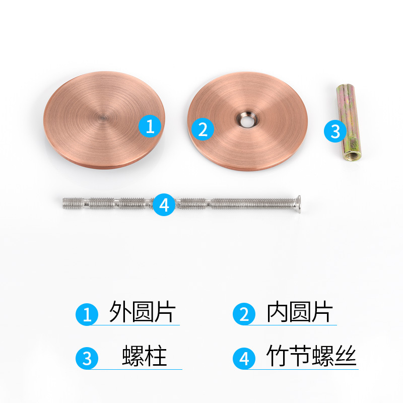 Anti-theft door wooden door hole blocker, a magic tool for hole filling and blocking, lock hole decorative cover, fingerprint lock, door hole filling and door hole blocking cover details Picture