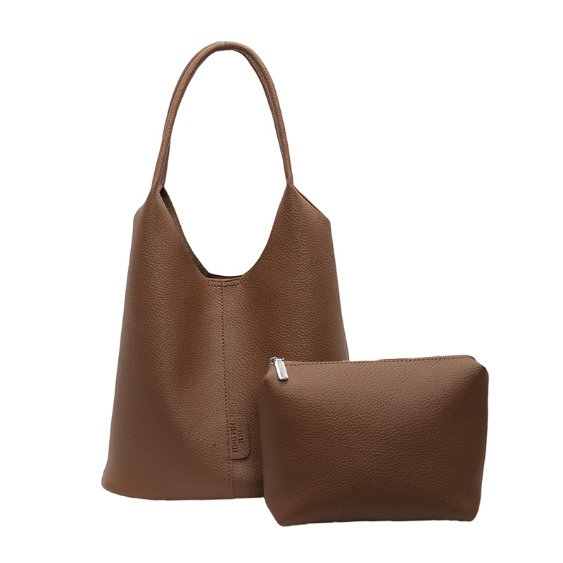 Retro and fashionable underarm bag for women 2024 new trend, large capacity bucket bag for work and commuting, casual and versatile women's bag Item Picture
