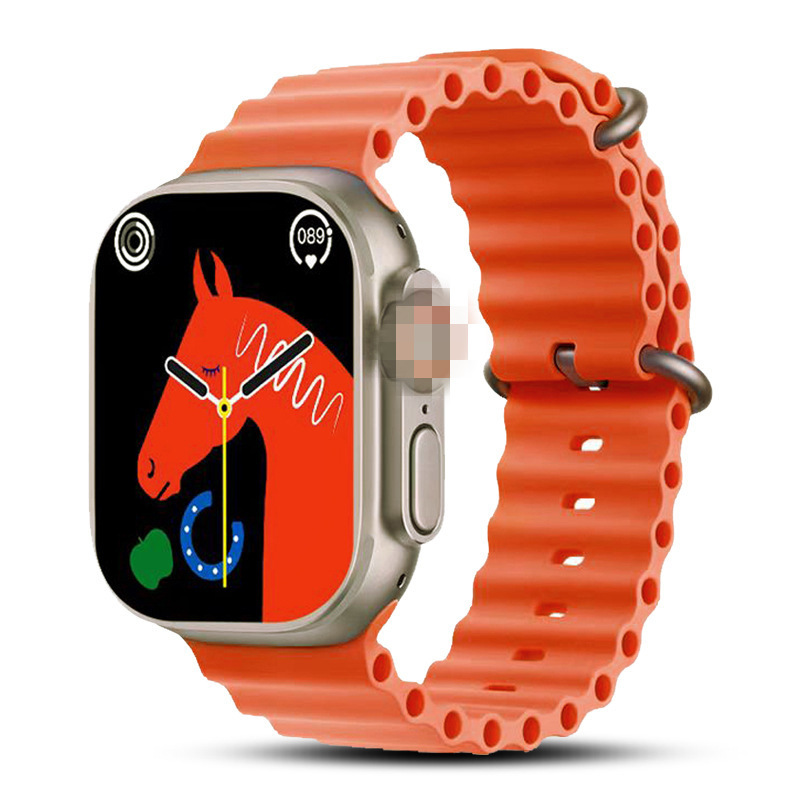 2024 Huaqiangbei s9ultra2 Smartwatch Bluetooth Call Heart Rate and Blood Pressure Cross-border Men's Sports Black Technology Item Picture