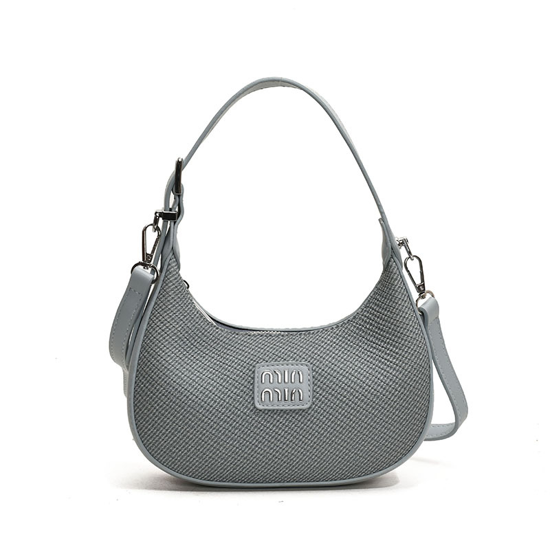 Retro small bag for women, 2025 new crescent-shaped dumpling bag, commuting crossbody bag, casual and versatile, hand-held armpit bag Item Picture