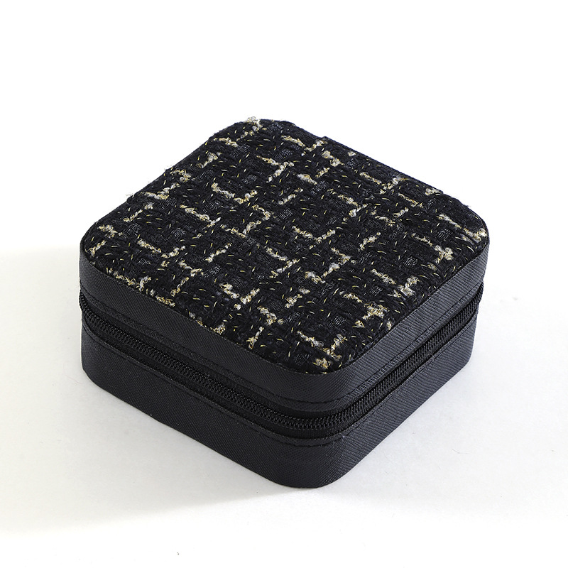 Factory wholesale: Simple storage, travel, portable jewelry, storage boxes, stud rings, rings, small jewelry boxes, cross-border Item Picture