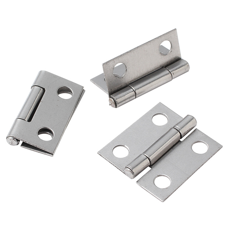 Factory direct supply of 1-inch heavy-duty small stainless steel hinges, cabinet door hinges, wholesale hardware accessories, iron hinges Item Picture