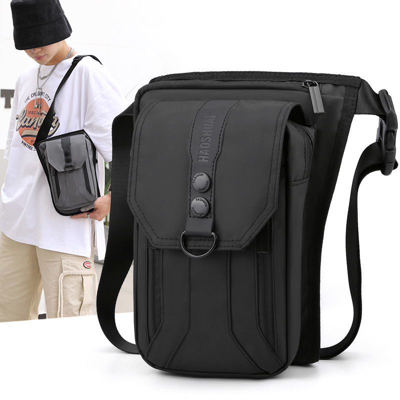 Cross-border exclusive new outdoor cycling leg bag, multi-functional waterproof chest bag, crossbody bag, sports mountaineering and fishing waist bag full figure
