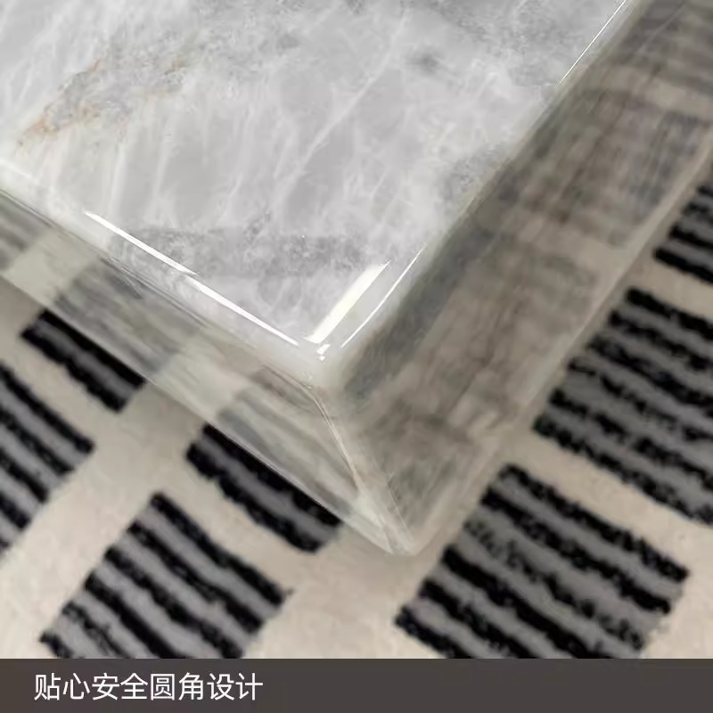 Natural marble base, pedestal, flower stand, entrance display stand, light luxury and high-end feel, coffee table, side table, stone base sculpture column Application Scenario