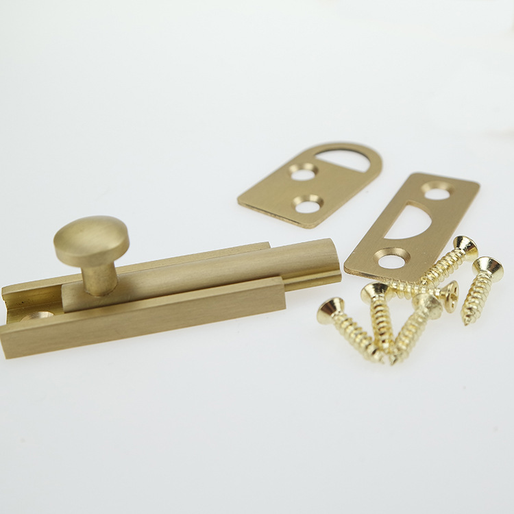 Wholesale of 2-inch copper track with sand-gold type A-pin and copper profile hardware doors and Windows in stock Application Scenario
