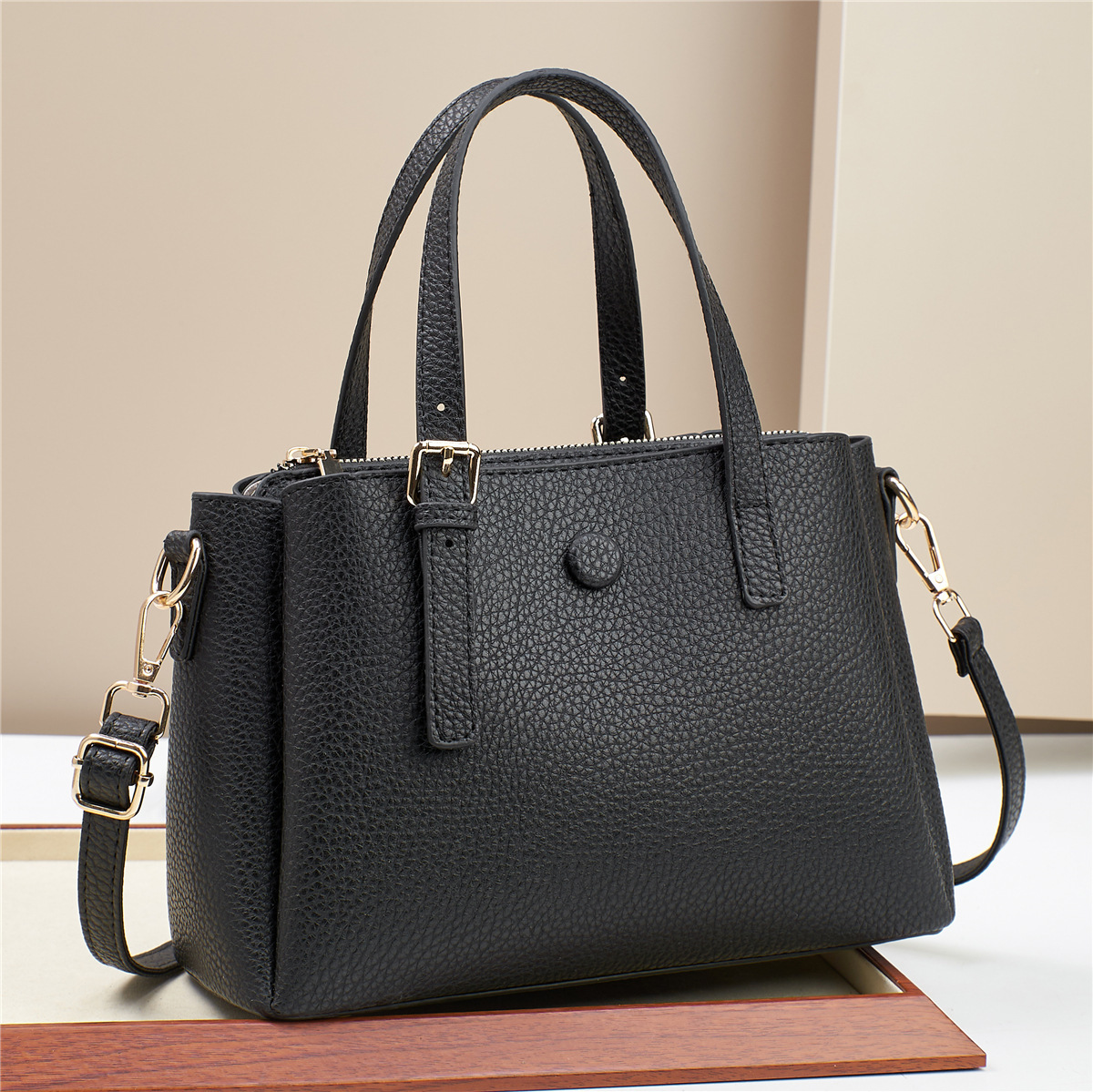 Grand crossbody single-shoulder bag, large-capacity manufacturer, foreign trade women's bag, 2024 summer direct mail new style, trendy, simple and fashionable full figure
