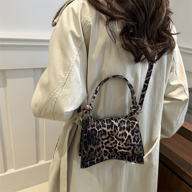 A niche design, casual, retro and fashionable crossbody bag, a new autumn 2024 commuter minimalist French single-shoulder small square bag Specification drawing