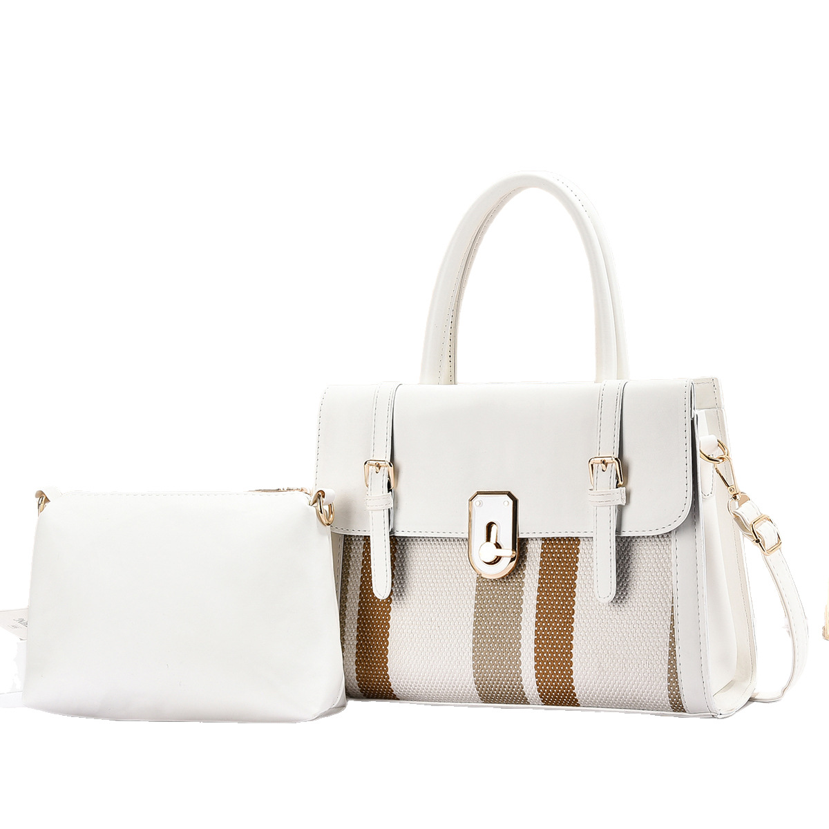 Factory direct sale trendy bags2025 Women's large leather tote bun mother bag, simple and high-end design sense for women Item Picture