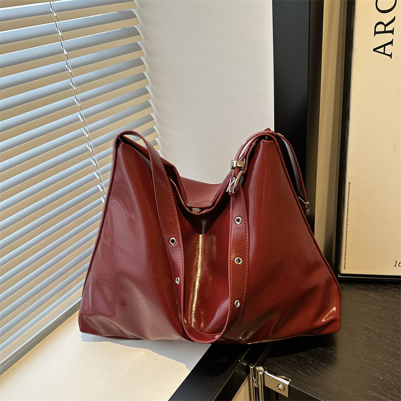 New cross-border casual large-capacity women's bags, commuter single-shoulder bags, crossbody bags, college student class bags, tote bags full figure