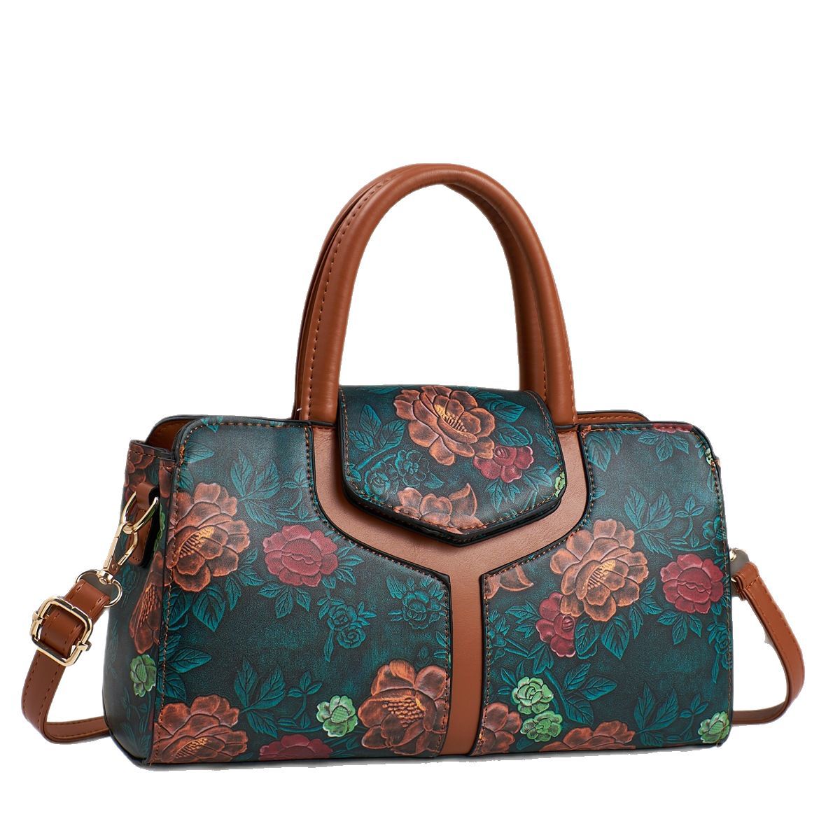 The 2025 new model with patchwork printed pillow bag is a bestseller in foreign trade. It features a fashionable design with patterns and is a single-shoulder crossbody bag with a high-quality texture Item Picture