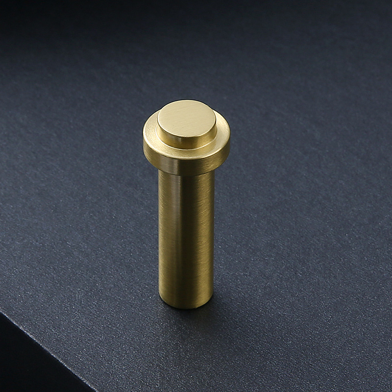 Drawer hardware handles, brass coat hooks, Nordic cabinet furniture, all-copper single hooks, light luxury creative copper hooks for walk-in closets details Picture
