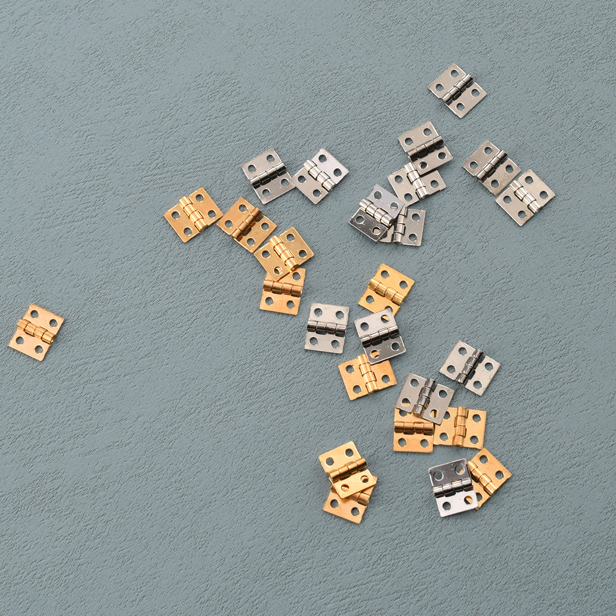 Jingmao Hardware New Chinese Style 2-point Super Mini all-copper Handicraft box, small hinge, small hinge, 10*8mm Specification drawing