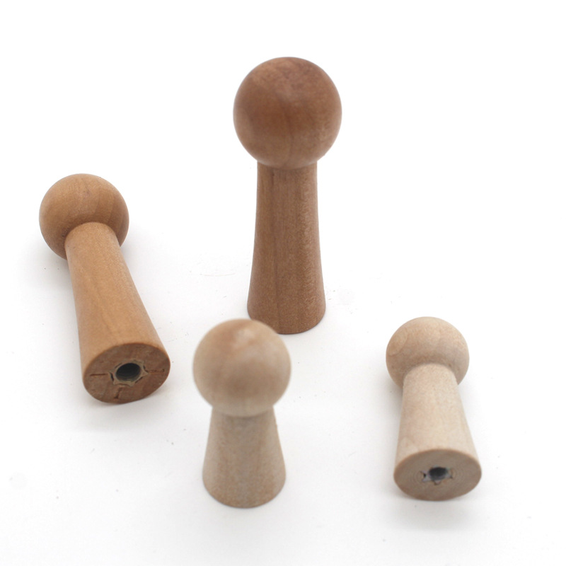 Original wood style solid wood hooks, creative wooden clothes hanging, wooden hook room, no installation required, beech and black walnut wood hooks Application Scenario