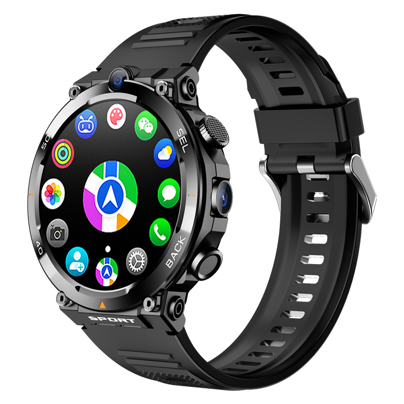 Cross-border new H10 round-screen smartwatch nfc access control camera playstore flashlight Smartwatch Specification drawing