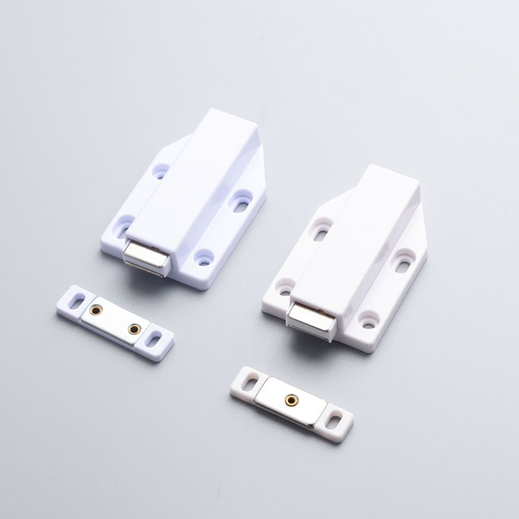 Cabinet suction, strong magnetic door suction, ABS invisible furniture magnetic suction, wardrobe plastic single door suction, double door suction magnetic clip Specification drawing