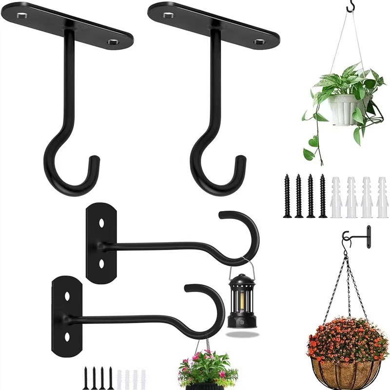 2.5-4 inch hanging hooks, plant wall hooks, flower basket hooks, bird feeders, lights, flowers, pot hooks details Picture