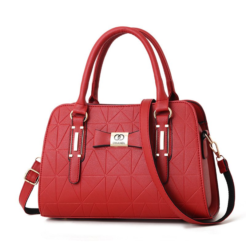Wholesale cross-border foreign trade handbag women's bag 2022 new style middle-aged women's fashionable single-shoulder crossbody large capacity bag Item Picture
