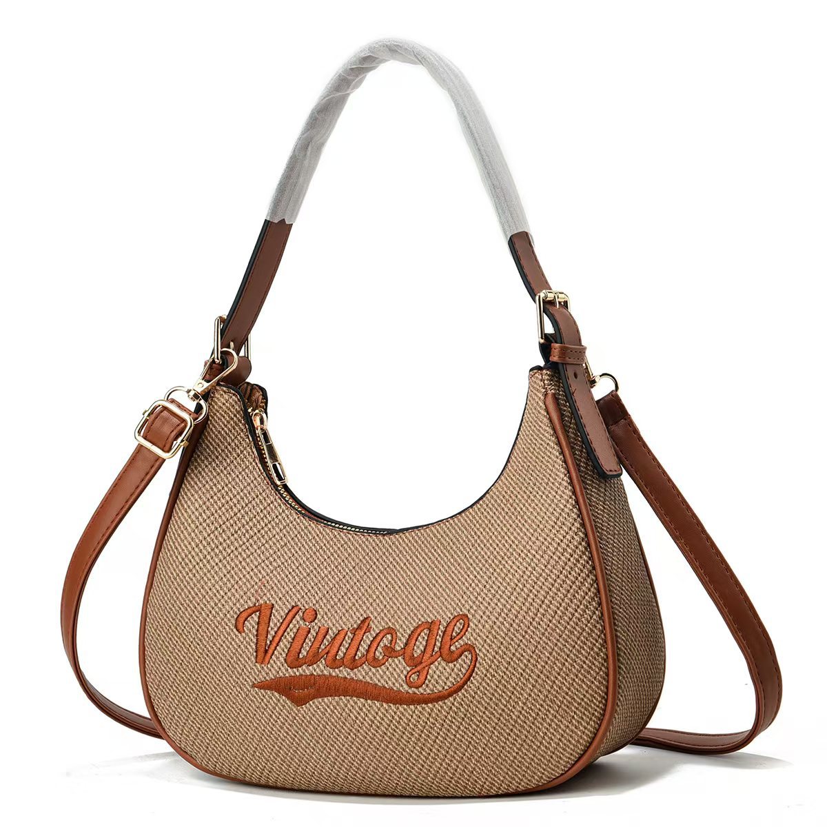 Fashionable and simple hand-held crescent moon bag for women, 2025 new Korean version miu, versatile single-shoulder high-quality crossbody handbag Specification drawing