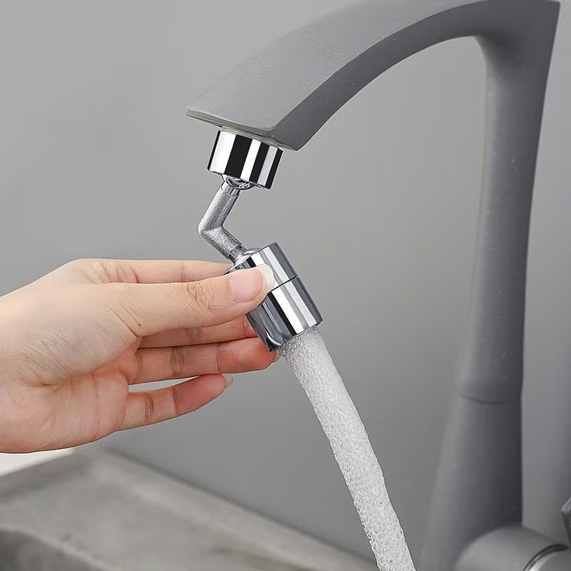 Factory direct sales of plastic threaded dual-mode faucet type, plastic faucet type Specification drawing