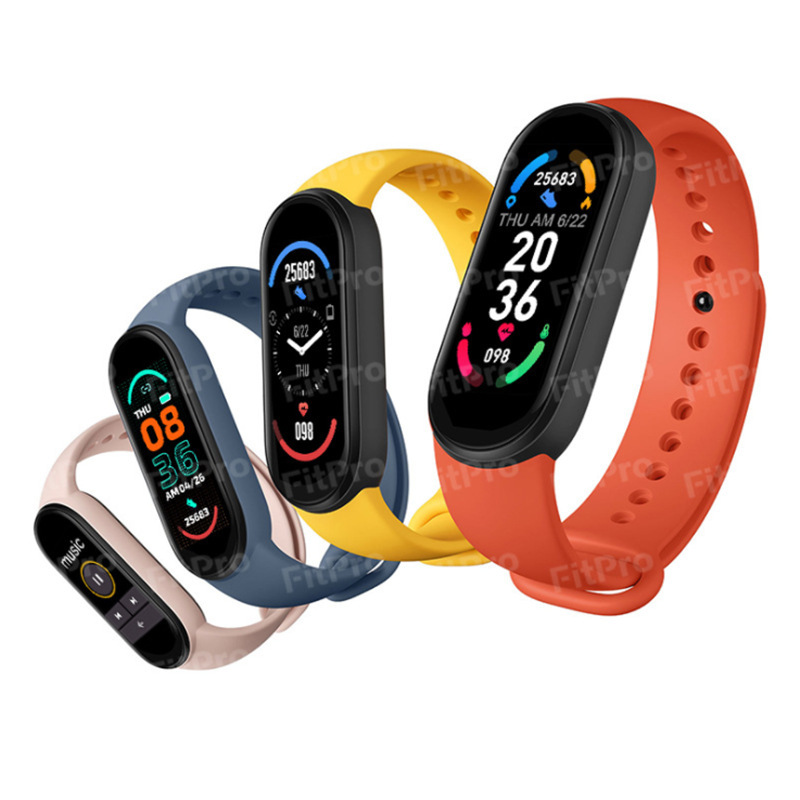 The new M6 magnetic smart bracelet features a step-counting Bluetooth electronic bracelet for cross-border monitoring of heart rate, blood pressure and blood oxygen details Picture