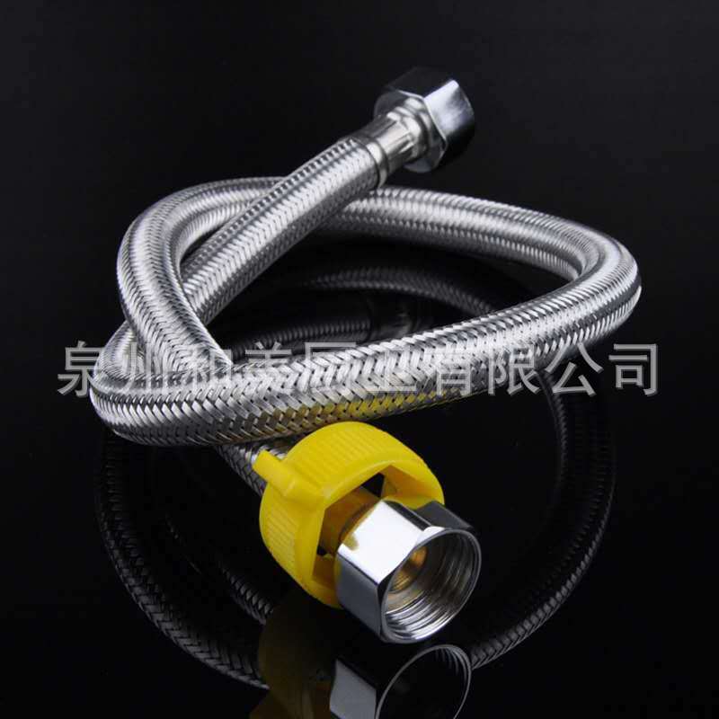 304 stainless steel wire braided pipe, 4-point toilet faucet, water heater high-pressure hose, kitchen cold and hot water inlet hose Application Scenario