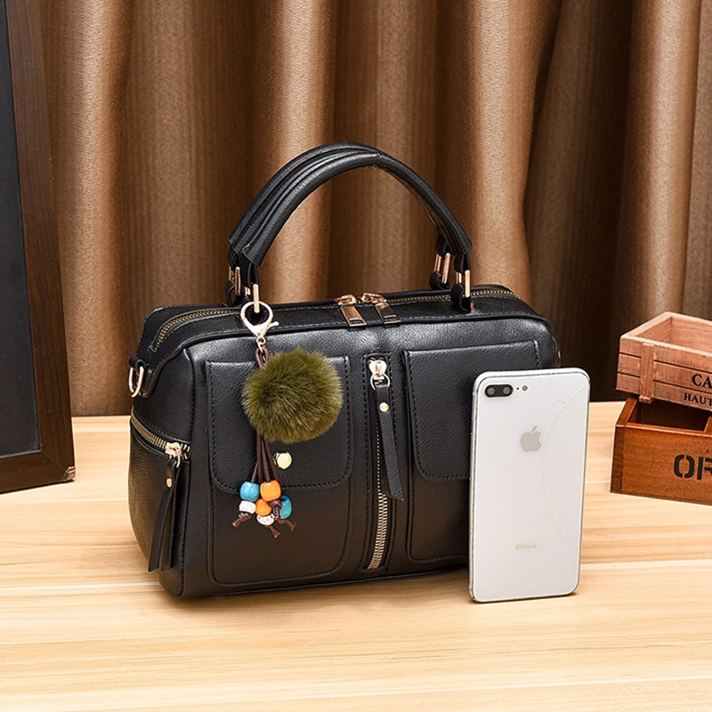 Women's bag 2024 new style handbag, fashionable shoulder bag, European and American trend PU leather pillow bag, crossbody bag, one-piece consignment Application Scenario