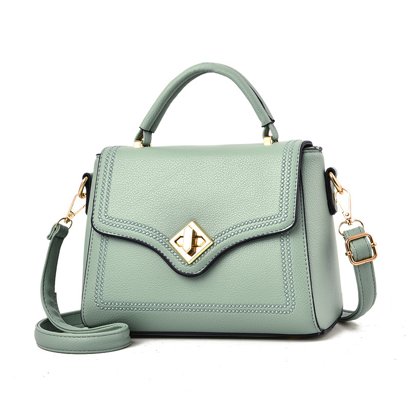 Bag Girl 2022 New Korean version women's crossbody bag, single-shoulder small square bag, handbag cross-border foreign trade women's bag consignment Item Picture