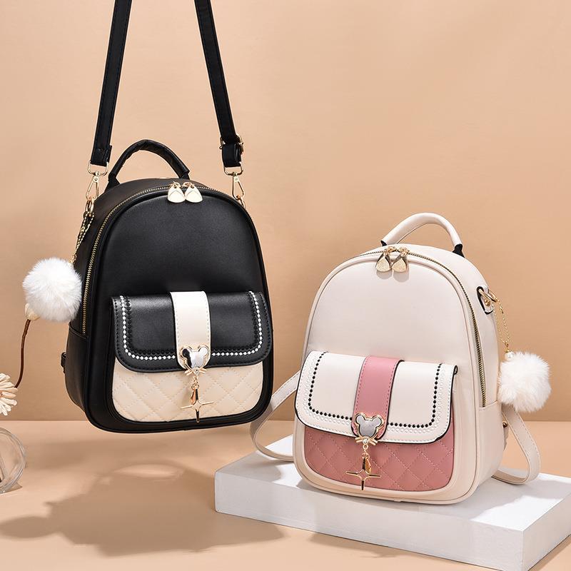 Cross-border backpack Women's bag 2023 New style casual and fashionable hand-held backpack with large capacity and multi-color travel bag Application Scenario