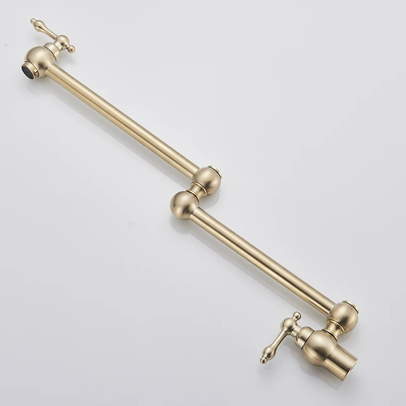 Cross-border all-copper antique folding universal faucet, washbasin, basin faucet, single-cooling universal faucet Specification drawing