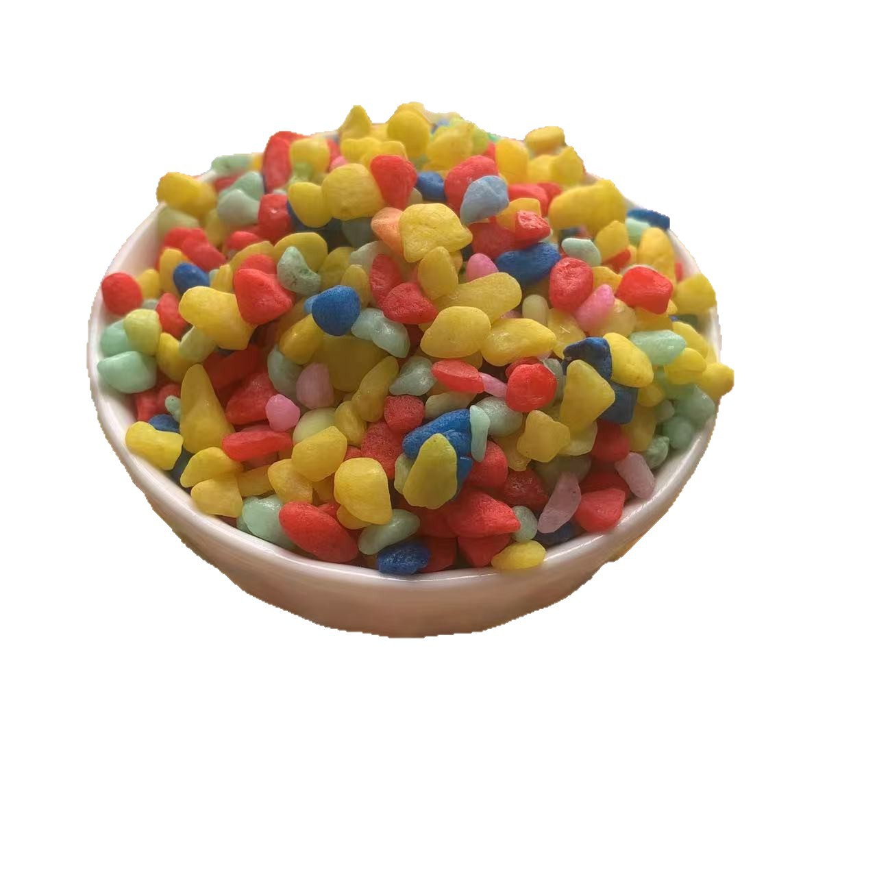 Factory direct delivery of colored gravel for garden paving, garden landscaping, fish tank landscaping and decoration. Available in stock with various specifications Item Picture