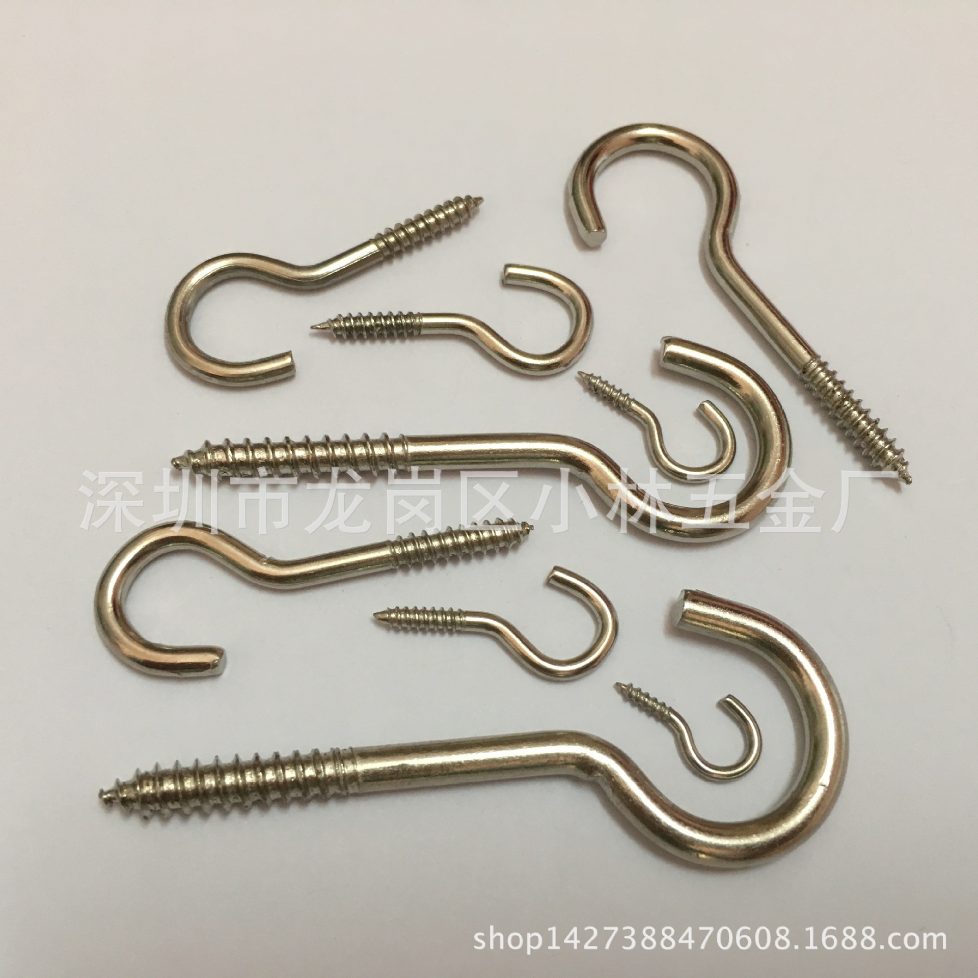 Light hooks, sheep eye hooks, question mark hooks, self-tapping door and window hooks, open sheep eye hooks, sheep eye ring hooks, light hooks factory price wholesale Specification drawing