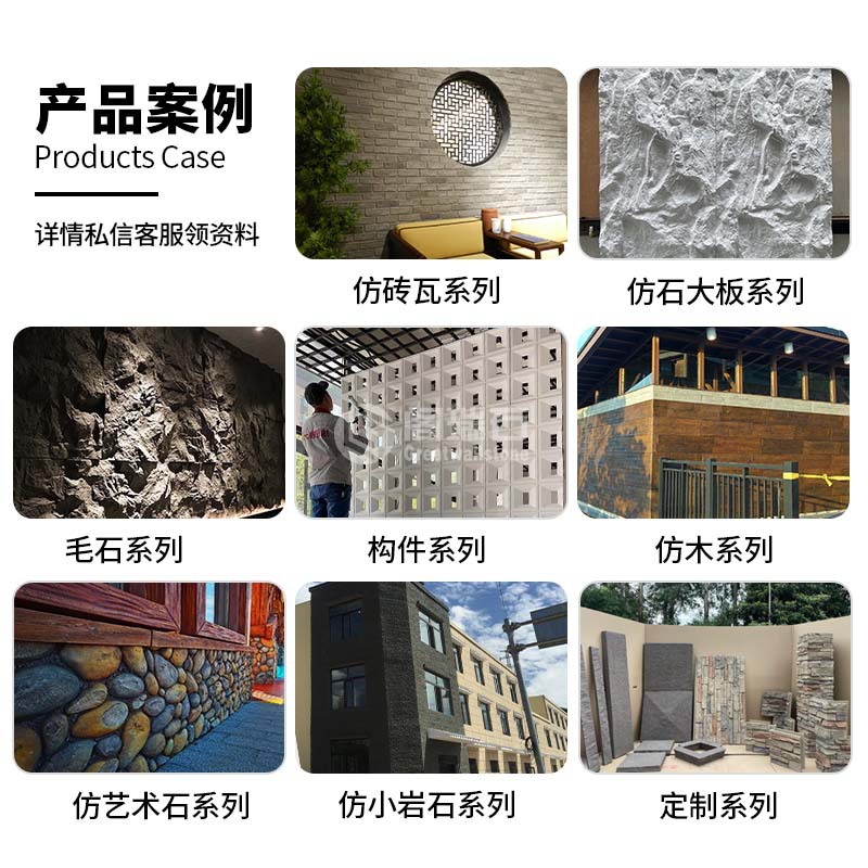 Cross-border popular PU nine-grid double-sided partition type pu component hollow brick background wall hollowed-out decorative perforated brick details Picture