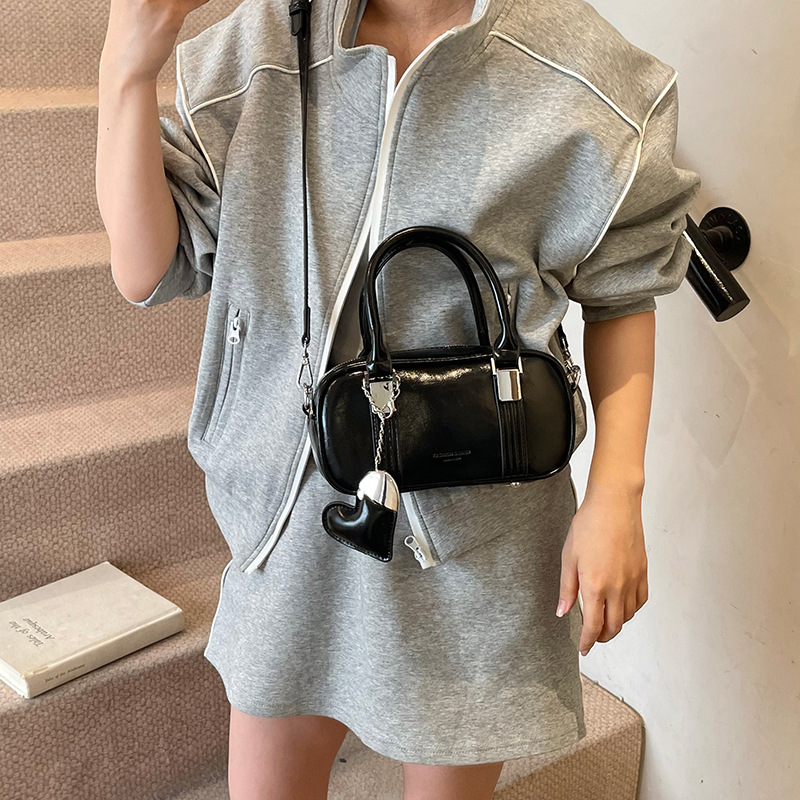 High-end commuter handbag for women, 2025 new versatile and fashionable single-shoulder small square bag, simple and casual crossbody bag Specification drawing
