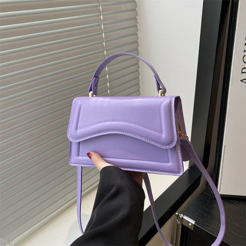 Xiaofang Bag Women's 2025 Spring New Style Women's Bag, fashionable single-shoulder bag, casual handbag, solid color simple crossbody bag full figure