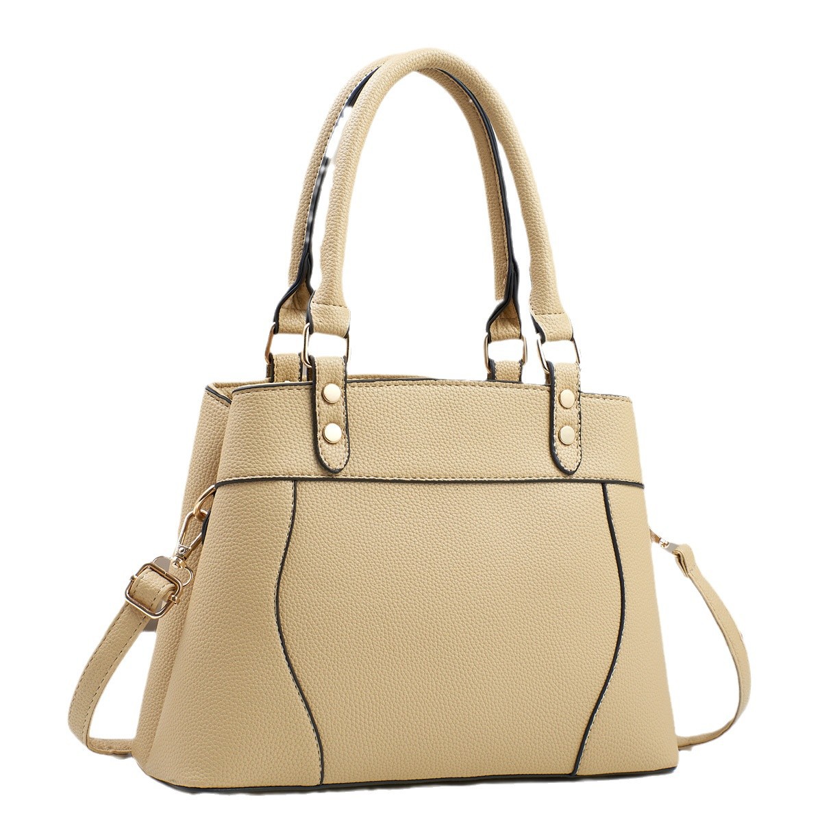 One-piece consignment bag 2024, solid color, trendy and fashionable women's handbag, casual large-capacity, light luxury mom bag Item Picture