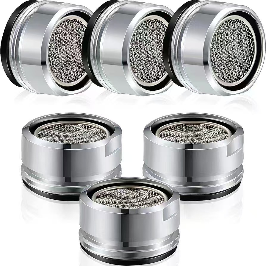 Cross-border 24mm external teeth kitchen basin faucet bubble maker splash prevention head filter screen water outlet core Application Scenario