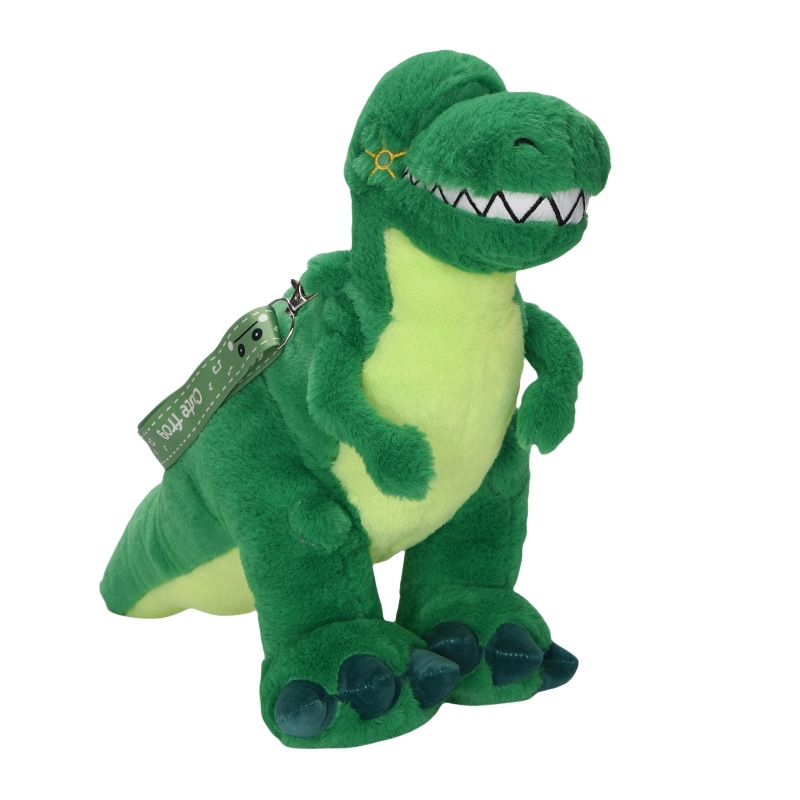 New cartoon dinosaur plush toys, King Dragon Hug Dragon dolls, large figurines, claw machine dolls, exchange and wholesale Item Picture