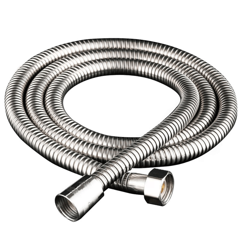 Universal 304 stainless steel showerhead hose, explosion-proof bathroom water heater, shower water pipe, bath lotus pod nozzle Item Picture