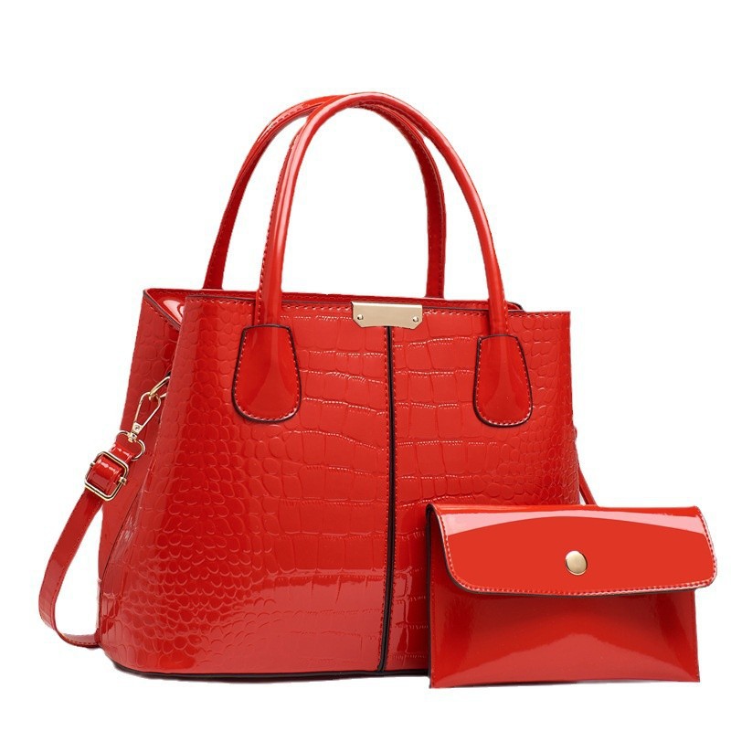 A fashionable crocodile-patterned single-shoulder crossbody bag for women, a cross-border bestseller, is a new autumn/winter 2024 handbag for women Item Picture