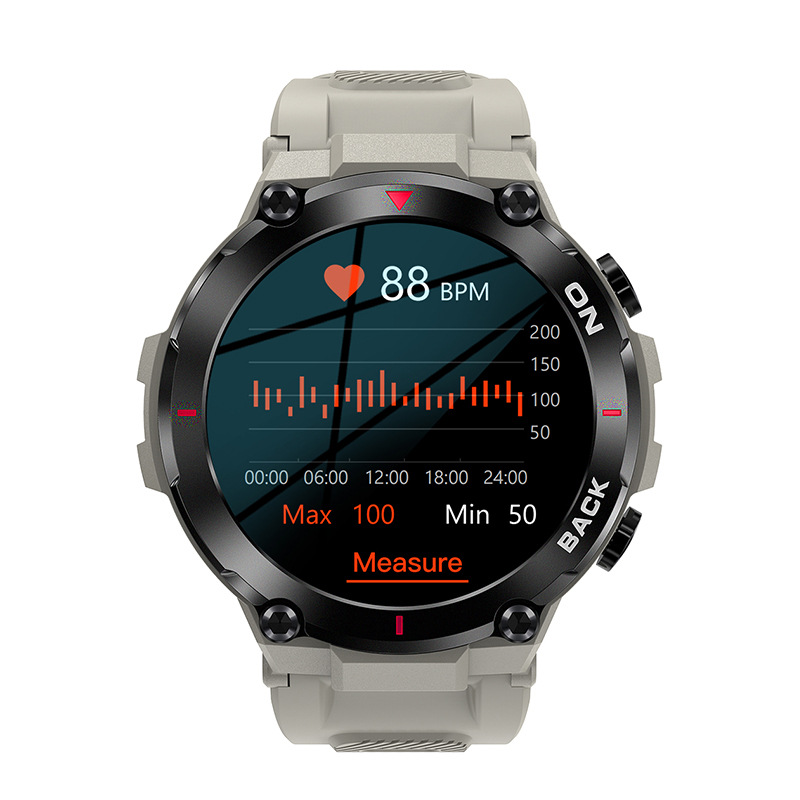 Cross-border new K37 GPS dual-star positioning smartwatch for women's menstrual cycle reminder true blood oxygen sports watch Item Picture