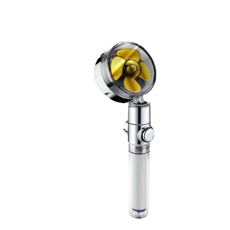 Xiaoman Yao Turbocharged one-button water-stop filter showerhead for shower, handheld home bathroom shower head Item Picture