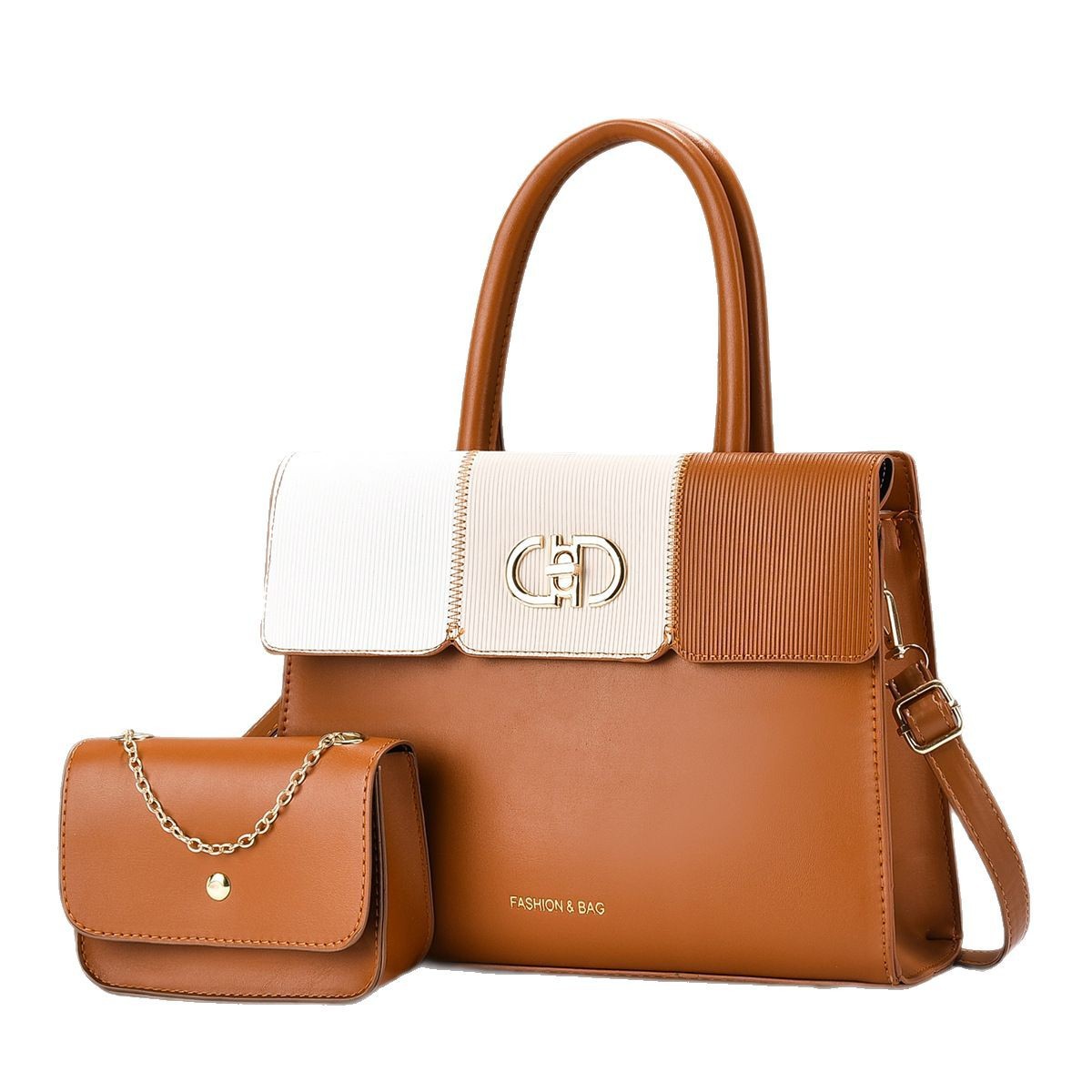 This large-capacity, fashionable and elegant single-shoulder crossbody women's bag is a new type of foreign trade women's bag. It is trendy, versatile and of high quality Item Picture