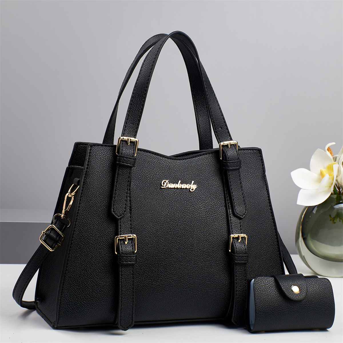 Commuting women's bag, fashionable and retro women's bag, high appearance level, new single-shoulder hand-carry large-capacity women's bag, the same style as the women's bag in the mall details Picture
