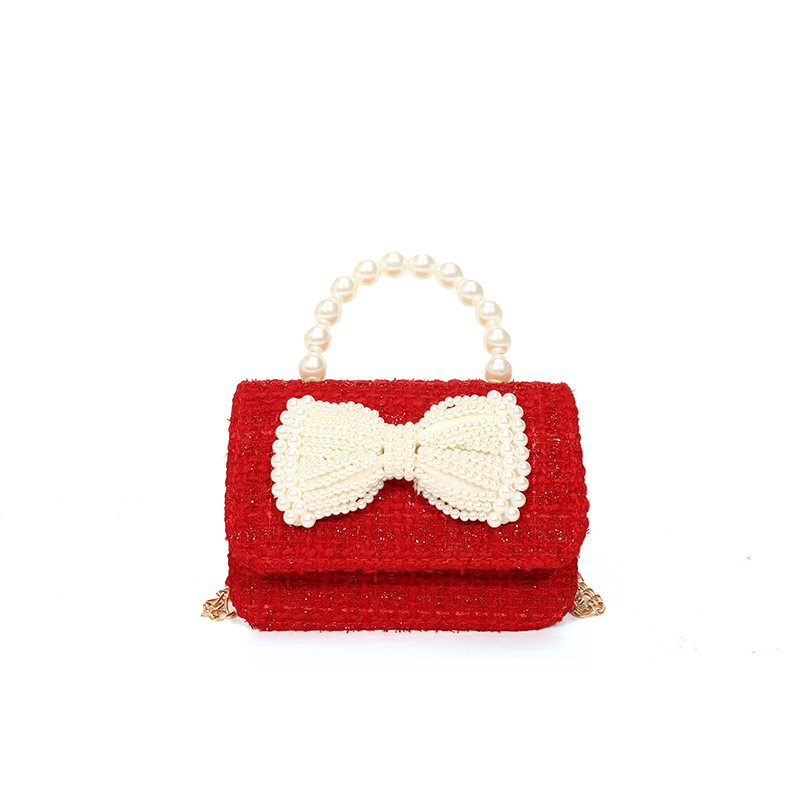 2024 Children's New Year Lucky Money Bag for Girls, Red New Year Greeting Bag for Princess Aisha, crossbody handbag for girls, backpack Item Picture