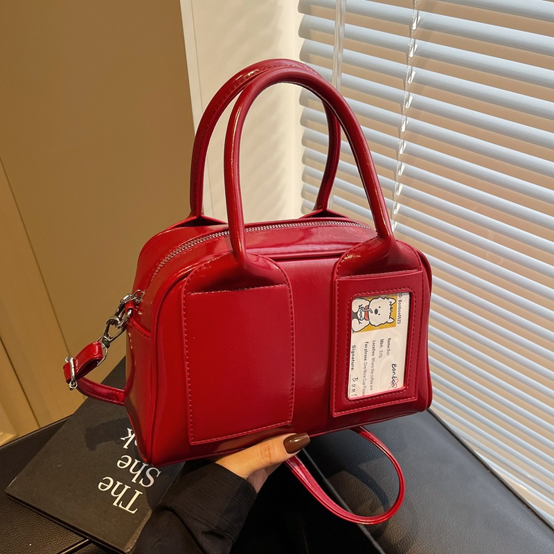 Korean high-end hand-held pillow bag 2025 new style, niche design, trendy and fashionable single-shoulder bag, versatile crossbody bag Specification drawing