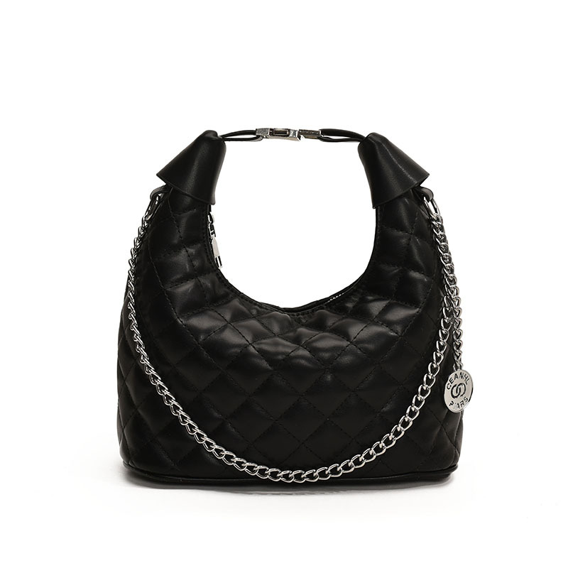 Fashion chain hand-held pea bag for women 2025 New style simple and elegant single-shoulder bag, niche design trendy crossbody bag Item Picture
