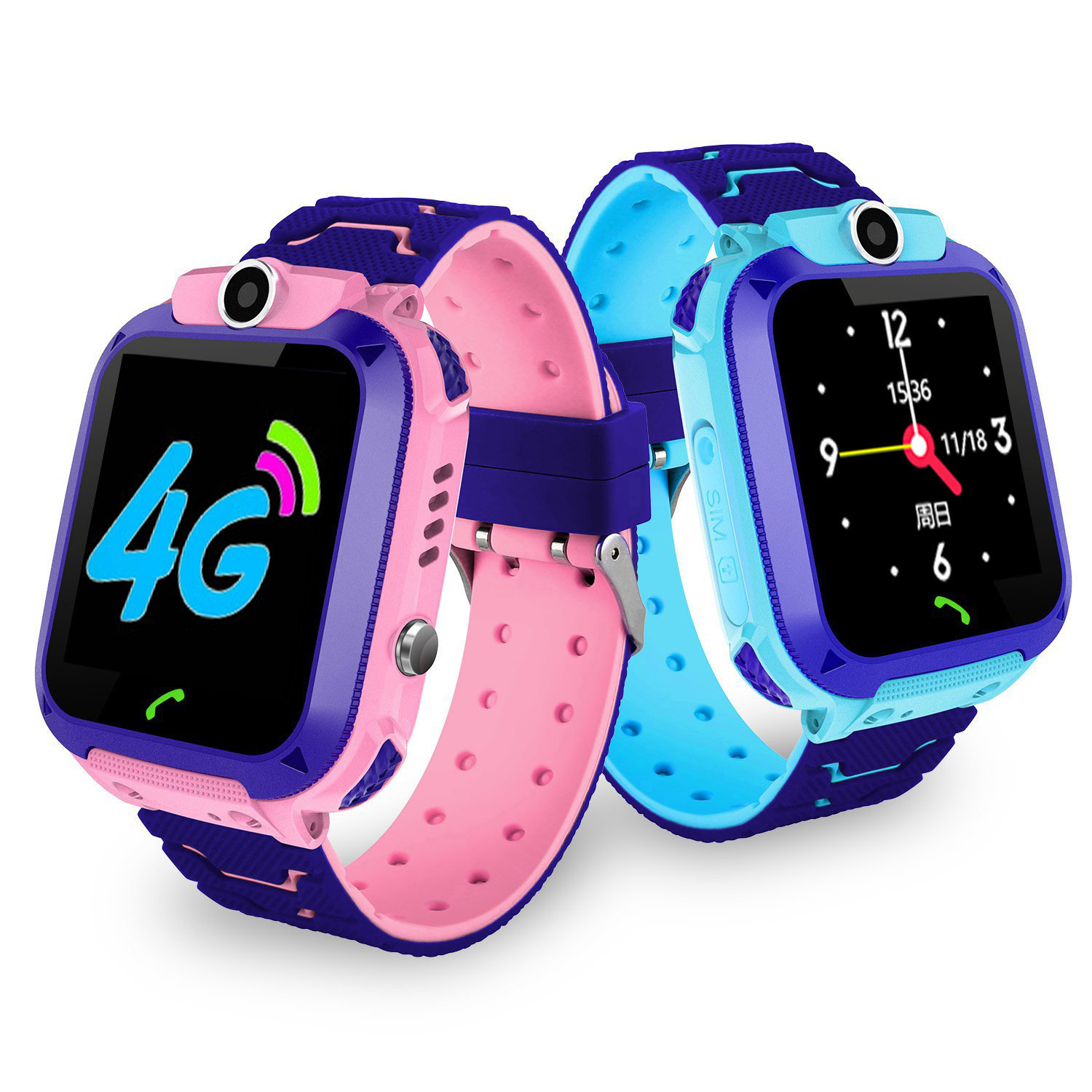 Available in stock: 4G touch screen Q12B, waterproof 5, 5th and 6th generation Q19 children's smart positioning smartwatches Application Scenario
